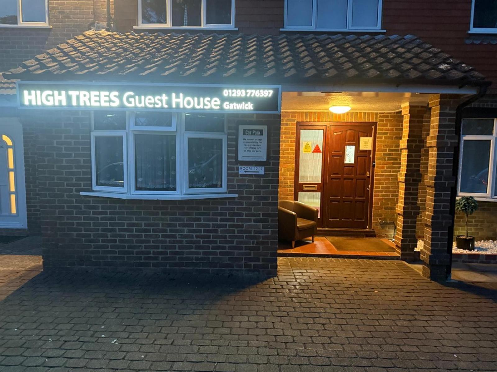 High Trees Guest House Gatwick Horley Kültér fotó
